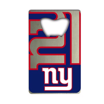 Wholesale-New York Giants Credit Card Bottle Opener NFL Bottle Opener SKU: 62560