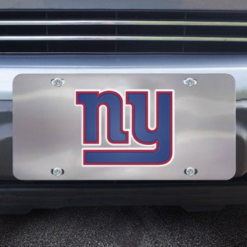 Wholesale-New York Giants Diecast License Plate NFL Exterior Auto Accessory - 12" x 6" SKU: 27377