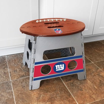 Wholesale-New York Giants Folding Step Stool NFL Foot Stool - 14" x 13" SKU: 24444