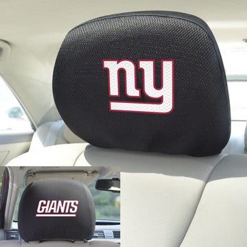 Wholesale-New York Giants Headrest Cover NFL Universal Fit - 10" x 13" SKU: 12508