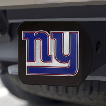 Wholesale-New York Giants Hitch Cover NFL Color Emblem on Black Hitch - 3.4" x 4" SKU: 22592