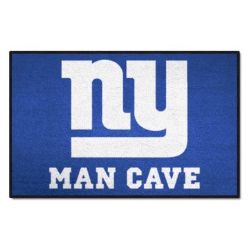 Wholesale-New York Giants Man Cave Starter NFL Accent Rug - 19" x 30" SKU: 14341