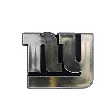 Wholesale-New York Giants Molded Chrome Emblem NFL Plastic Auto Accessory SKU: 60277