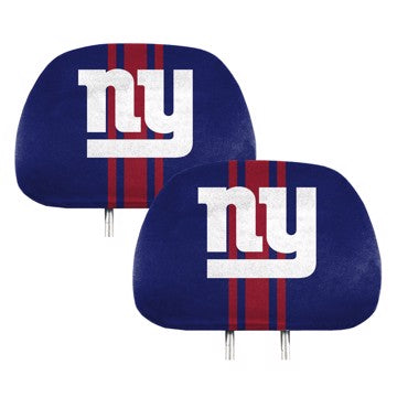 Wholesale-New York Giants Printed Headrest Cover NFL Universal Fit - 10" x 13" SKU: 62021