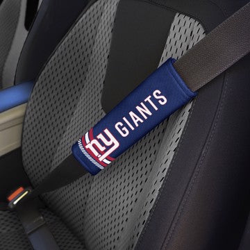 Wholesale-New York Giants Rally Seatbelt Pad - Pair NFL Interior Auto Accessory - 2 Pieces SKU: 32107