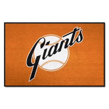 Wholesale-New York Giants Starter Mat - Retro Collection MLB Accent Rug - 19" x 30" SKU: 1867