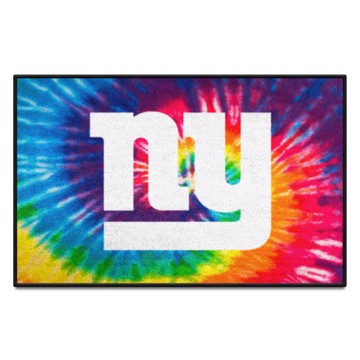 Wholesale-New York Giants Starter Mat - Tie Dye NFL Accent Rug - 19" x 30" SKU: 34266