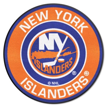 Wholesale-New York Islanders Roundel Mat NHL Accent Rug - Round - 27" diameter SKU: 18879