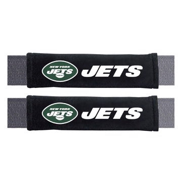 Wholesale-New York Jets Embroidered Seatbelt Pad - Pair NFL Interior Auto Accessory - 2 Pieces SKU: 32057