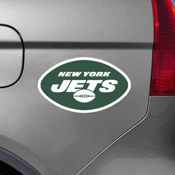 Wholesale-New York Jets Large Team Logo Magnet NFL Magnet 10" (8.8046" x 9.2077") SKU: 32377