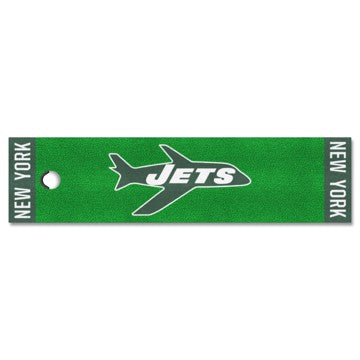 Wholesale-New York Jets Putting Green Mat - Retro Collection NFL 18" x 72" SKU: 32645