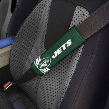 Wholesale-New York Jets Rally Seatbelt Pad - Pair NFL Interior Auto Accessory - 2 Pieces SKU: 32108