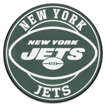 Wholesale-New York Jets Roundel Mat NFL Accent Rug - Round - 27" diameter SKU: 17969