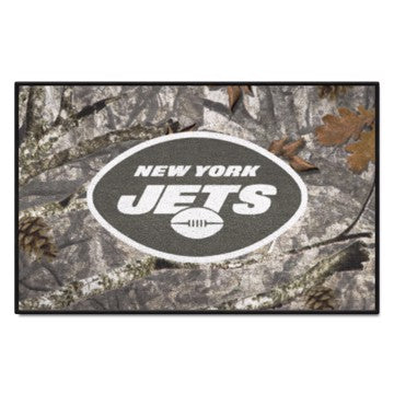 Wholesale-New York Jets Starter Mat - Camo NFL Accent Rug - 19" x 30" SKU: 34235