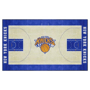 Wholesale-New York Knicks 6X10 Plush NBA Plush Area Rug - 70" x 117" SKU: 34448