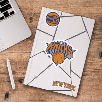 Wholesale-New York Knicks Decal 3-pk NBA 3 Piece - 5” x 6.25” (total) SKU: 63249