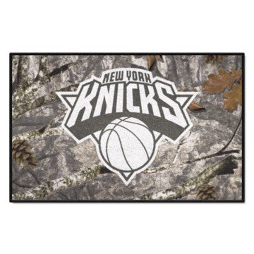 Wholesale-New York Knicks Starter Mat - Camo NBA Accent Rug - 19" x 30" SKU: 34404