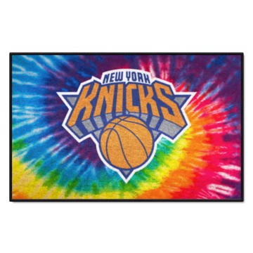 Wholesale-New York Knicks Starter Mat - Tie Dye NBA Accent Rug - 19" x 30" SKU: 34405