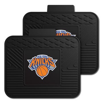 Wholesale-New York Knicks Utility Mat Set NBA Back Seat Car Floor Mats - 2 Piece Set - 14" x 17" SKU: 12382