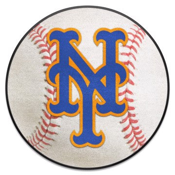 Wholesale-New York Mets Baseball Mat MLB Accent Rug - Round - 27" diameter SKU: 6443