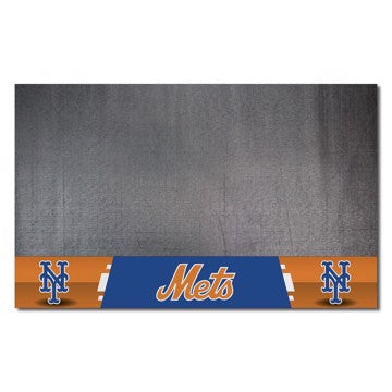 Wholesale-New York Mets Grill Mat MLB Vinyl Mat - 26" x 42" SKU: 12161