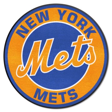 Wholesale-New York Mets Roundel Mat MLB Accent Rug - Round - 27" diameter SKU: 31462