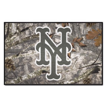 Wholesale-New York Mets Starter Mat - Camo MLB Accent Rug - 19" x 30" SKU: 34946