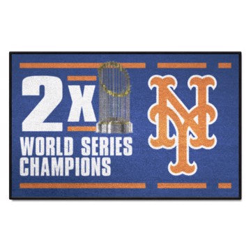 Wholesale-New York Mets Starter Mat - Dynasty MLB Accent Rug - 19" x 30" SKU: 36075