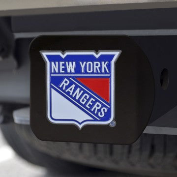 Wholesale-New York Rangers Hitch Cover NHL Color Emblem on Black Hitch - 3.4" x 4" SKU: 22780
