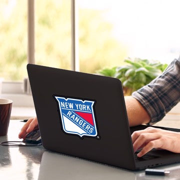 Wholesale-New York Rangers Matte Decal NHL 1 piece - 5” x 6.25” (total) SKU: 30818