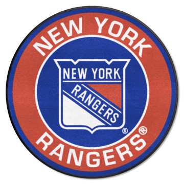 Wholesale-New York Rangers Roundel Mat NHL Accent Rug - Round - 27" diameter SKU: 18880