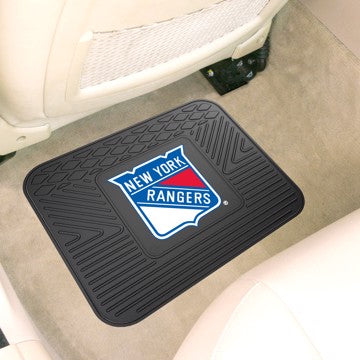 Wholesale-New York Rangers Utility Mat NHL Back Seat Car Floor Mats - 1 Piece - 14" x 17" SKU: 10776