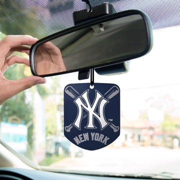 Wholesale-New York Yankees Air Freshener 2-pk MLB Interior Auto Accessory - 2 Piece SKU: 61551