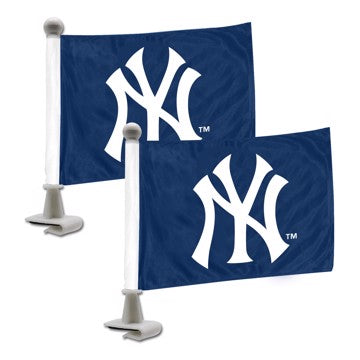 Wholesale-New York Yankees Ambassador Flags MLB Mini Suto Flags - 2 Piece - 4" x 6" SKU: 61848