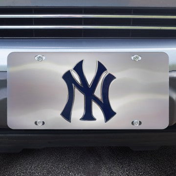Wholesale-New York Yankees Diecast License Plate MLB Exterior Auto Accessory - 12" x 6" SKU: 26879