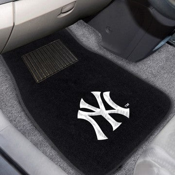 Wholesale-New York Yankees Embroidered Car Mat Set MLB Auto Floor Mat - 2 piece Set - 17" x 25.5" SKU: 10740