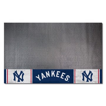 Wholesale-New York Yankees Grill Mat - Retro Collection MLB Vinyl Mat - 26" x 42" SKU: 1789