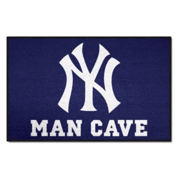 Wholesale-New York Yankees Man Cave Starter MLB Accent Rug - 19" x 30" SKU: 22443