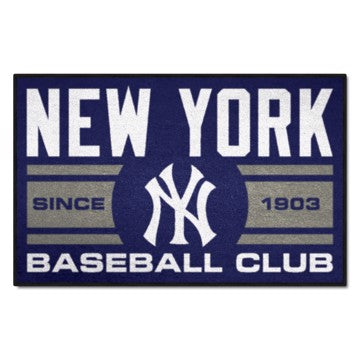 Wholesale-New York Yankees Starter Mat - Uniform MLB Accent Rug - 19" x 30" SKU: 18477