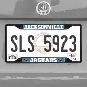 Jacksonville Jaguars NFL #1 Fan Metal License Plate, licensed by Rico