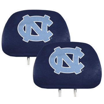 Wholesale-North Carolina Printed Headrest Cover University of North Carolina - Chapel Hill Printed Headrest Cover 14” x 10” - "NC" Primary Logo SKU: 62061