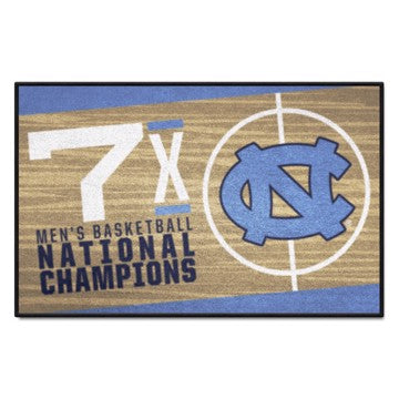 Wholesale-North Carolina Tar Heels Dynasty Starter Mat 19"x30" SKU: 25967