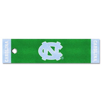 Wholesale-North Carolina Tar Heels Putting Green Mat 1.5ft. x 6ft. SKU: 9094