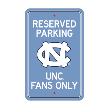 Wholesale-North Carolina Tar Heels Team Color Reserved Parking Sign Décor 18in. X 11.5in. Lightweight SKU: 32199