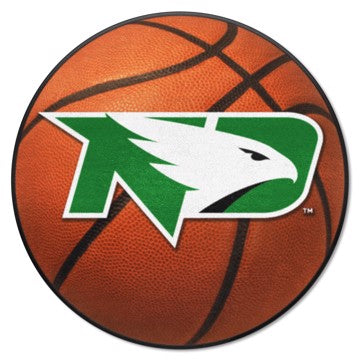 Wholesale-North Dakota Fighting Hawks Basketball Mat 27" diameter SKU: 1223