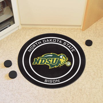 Wholesale-North Dakota State Puck Mat North Dakota State Hockey Puck Rug - 27in. Diameter SKU: 33197