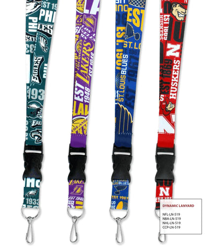{{ Wholesale }} North Texas Mean Green Dynamic Lanyards 