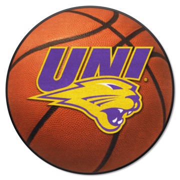 Wholesale-Northern Iowa Panthers Basketball Mat 27" diameter SKU: 509