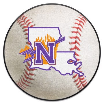 Wholesale-Northwestern State Demons Baseball Mat 27" diameter SKU: 912