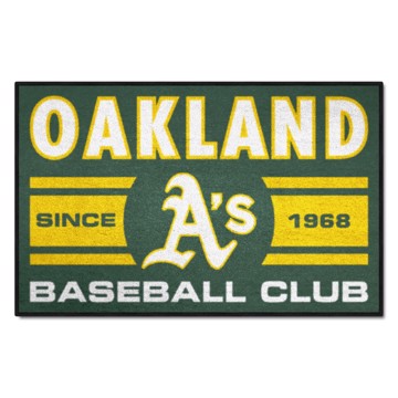 Wholesale-Oakland Athletics Starter Mat - Uniform MLB Accent Rug - 19" x 30" SKU: 18478
